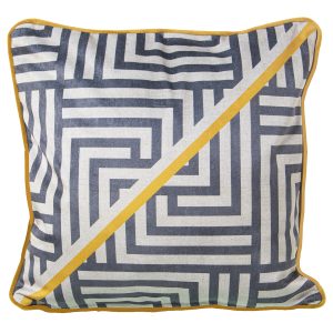 Cojín terciopelo 45×45 cm laberinto