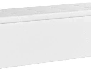 Otomana de Imitación de Cuero