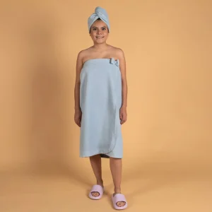 Salida De Baño Tulum Azul