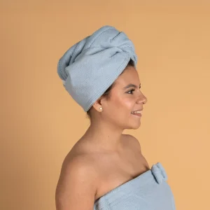 Toalla Para Cabeza Tulum Azul