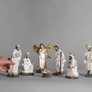 Adorno Navideño Nacimiento Gold