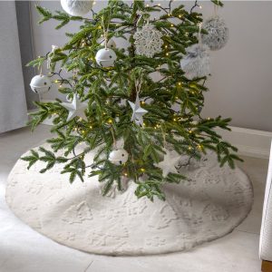 Adorno Navideño Pie De Árbol Frosty