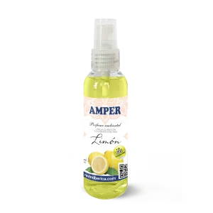 Ambientador aroma Limón natural | Eliminador de olores fuertes. Concentrado, permanente. AMPER LIMÓN