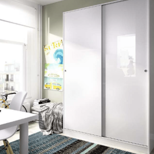 Armario 2 puertas correderas 100 cm