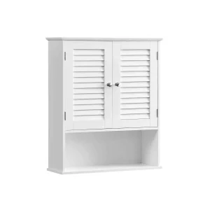 Armario de Pared para Baño de Doble Puertas 20 x 60 x 70 cm