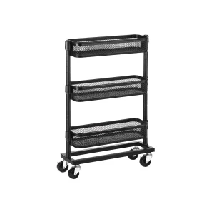 Carro de 3 Niveles Negro