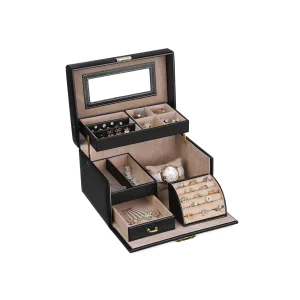 Caja Joyero Organizador con Espejo