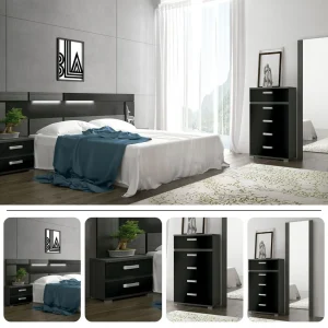 CONJUNTO DE MUEBLES DE DORMITORIO HARMONY