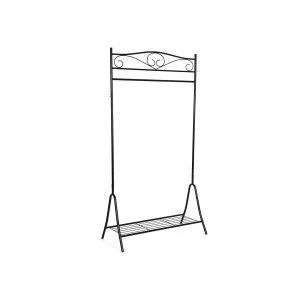 Perchero Burro Metálico con Estante