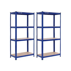 Juego de 2 Estanterías Pesadas de 5 Niveles