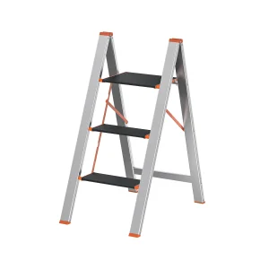 Escalera de 3 Peldaños Plata