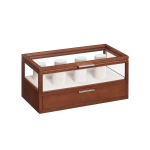 Caja de Relojes de 2 Capas Forro de Terciopelo