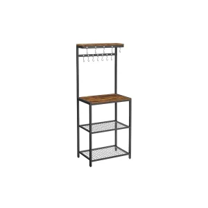 Estantería de Cocina estantes con 12 Ganchos