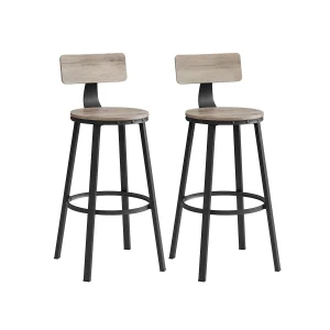 2 Taburetes Altos Estilo Industrial