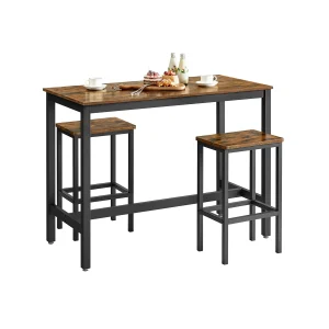 Mesa de Barra con 2 Taburetes