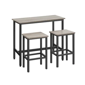 Conjunto de Mesa y Taburetes de Bar