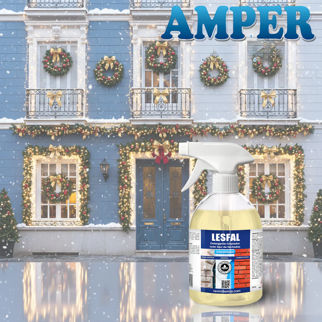 LESFAL AMPER – Limpieza de fachadas y renovación exterior navideña - Imagen 9