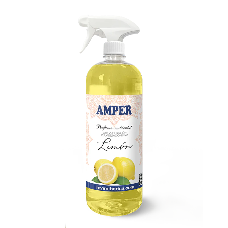 Ambientador aroma Limón natural | Eliminador de olores fuertes. Concentrado, permanente. AMPER LIMÓN - Imagen 6