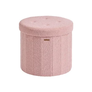 Mazie banco redondo plegable con tapa extraíble y asiento versátil