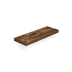 Estante Flotante Marrón Rústico