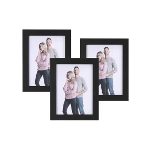 Marcos de Fotos Portafotos de Madera Vidrio Frontal Regalo Tablero de MDF