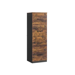 Archivador de oficina con cajones bloqueables y soporte