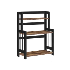 Especiero Estante de Especias en la Encimera Marco de Bambú