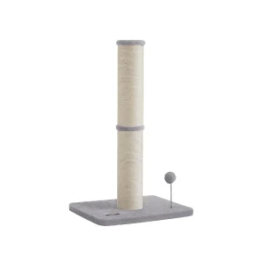 Poste Rascador para Gatos 85 cm de Alto Gris Paloma