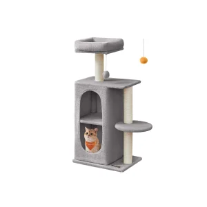 Árbol para Gatos con 2 Cuevas para Casas con Varios Gatos