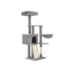 Árbol para Gatos Pequeños gris claro