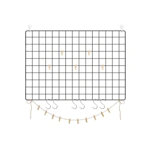 Paneles de Malla para Foto Decoración de Pared Metálica Múltifuncional Bricolaje