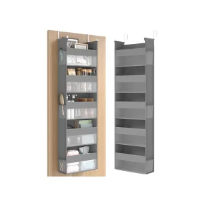 Caja de almacenamiento colgante plegable para tela