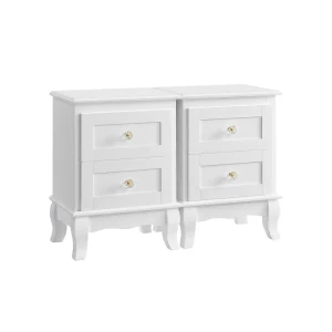 Mesita de Noche Blanco