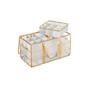 Caja Grande para Adornos de Navidad