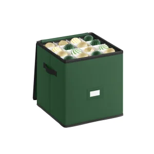 Caja de almacenaje para bolas y adornos de Navidad