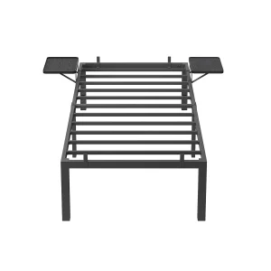 Marco de Cama para Colchón de 90 x 190 cm Negro Clásico