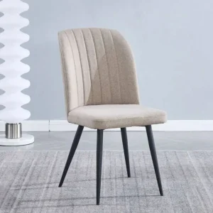 SILLA COMEDOR TAPIZADA TELA (Pack 4 uds)