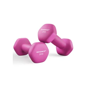 Juego de 2 Mancuernas de 2 x 1 kg Rosa