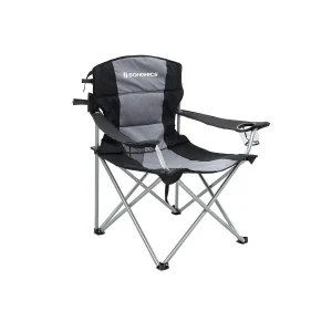 Silla de Camping Plegable XL Negra