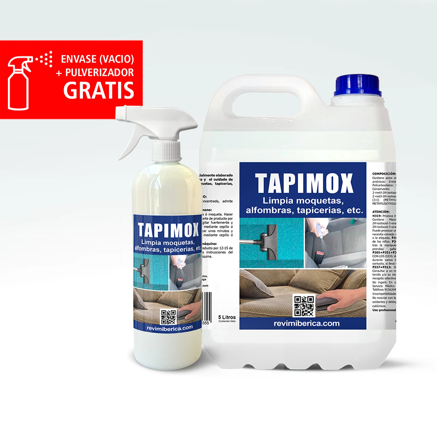 TAPIMOX. Limpia tapicerías, moquetas, alfombras para coches. - Imagen 5