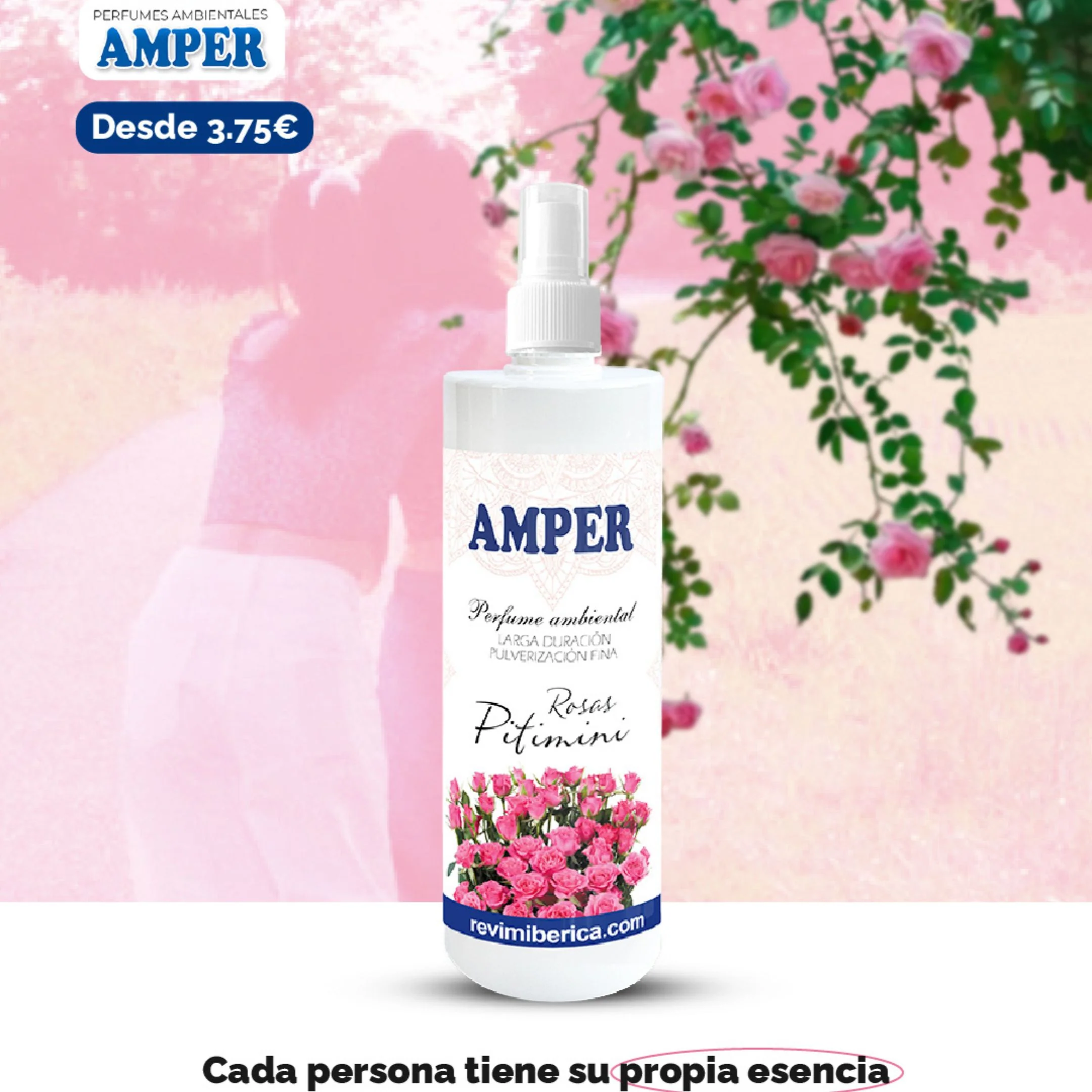 Ambientador de Rosas de Pitiminí | Elegancia Floral con Fondo Cítrico - Imagen 2