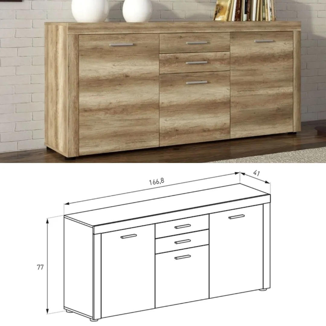 CONJUNTO DE MUEBLES DE SALON RÚSTICO - Imagen 8