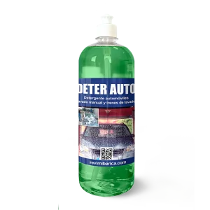 DETER AUTO. Detergente especial para coches para lavado manual y trenes de lavado