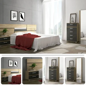 PACK DORMITORIO MATRIMONIO COMPLETO RELAX