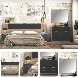 PACK DORMITORIO MATRIMONIO COMPLETO URBAN