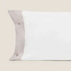 Funda de almohada algodón 200 hilos acabado oxford Oxfi