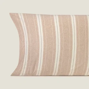 Funda de almohada punto de algodón rayas Punri