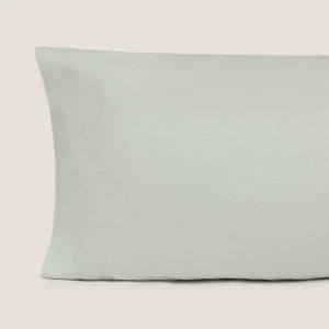 Funda de almohada lino y algodón Linlov