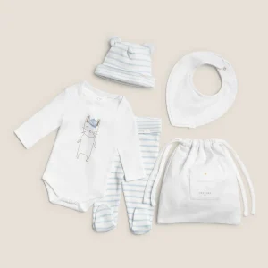 Conjunto de recien nacido algodón orgánico Tuto