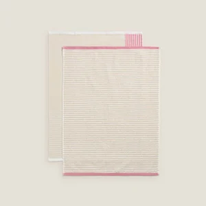 Set de 2 trapos de algodón rizo y sarga  Xav